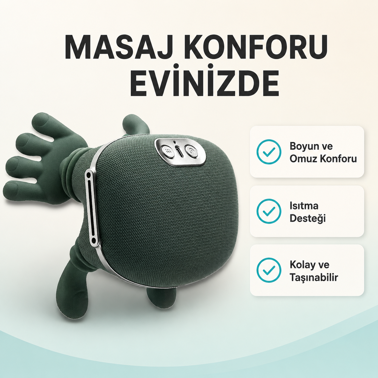 Ortoline™ Pro Isıtmalı Boyun, Omuz ve Çok Bölgeli Masaj Cihazı