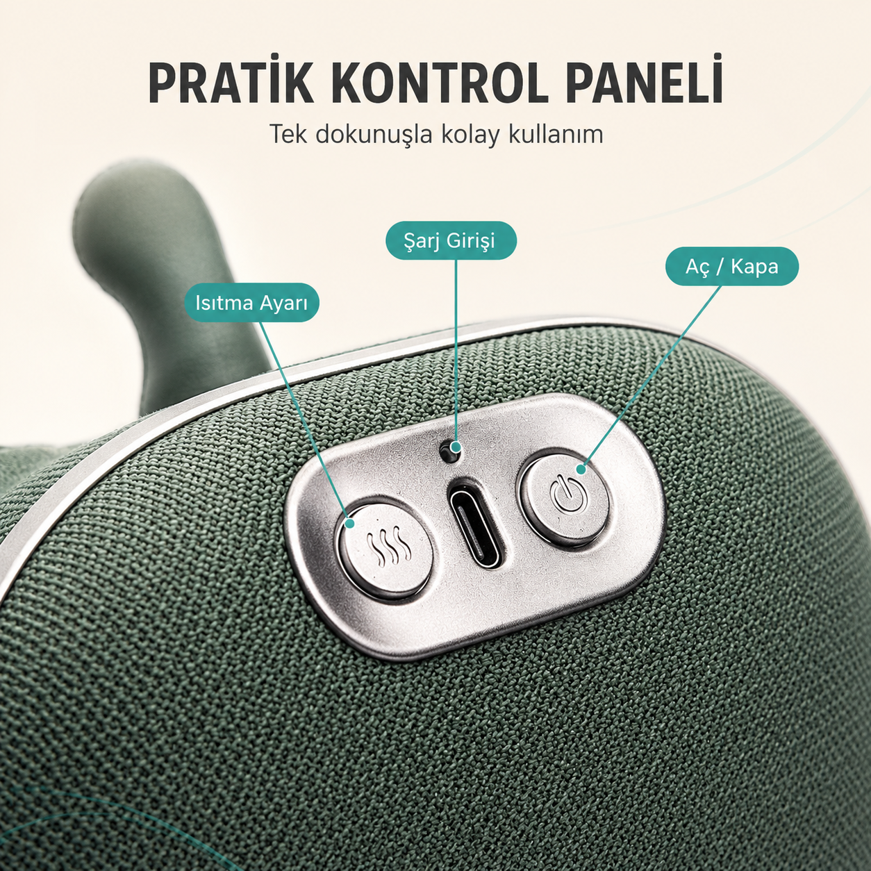 Ortoline™ Pro Isıtmalı Boyun, Omuz ve Çok Bölgeli Masaj Cihazı