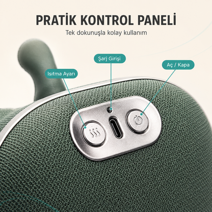 Ortoline™ Pro Isıtmalı Boyun, Omuz ve Çok Bölgeli Masaj Cihazı